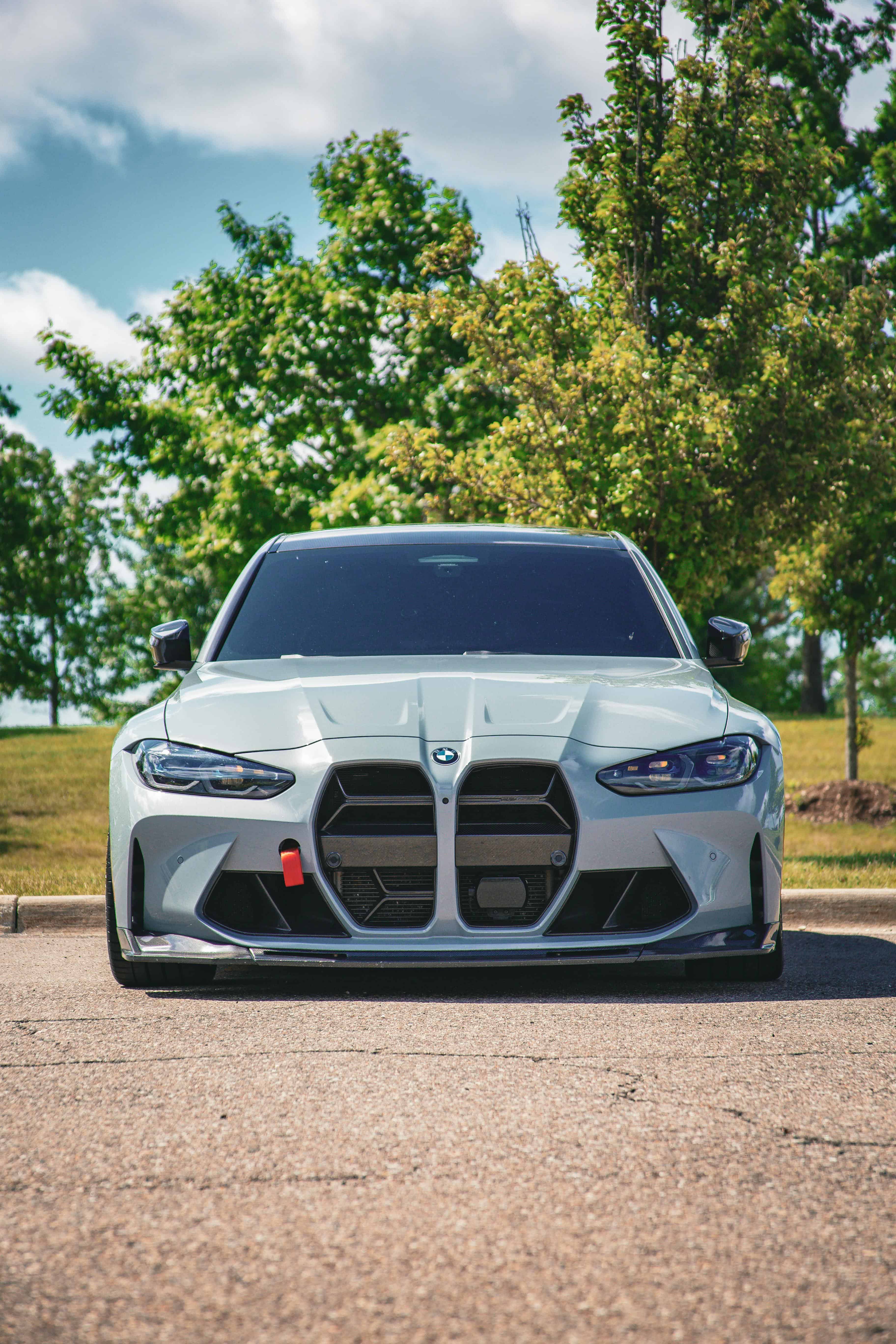 BMW M3 trip computer showing real-world fuel economy in Gauteng traffic